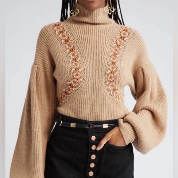 Ulla Johnson beige ‘Emerson’ wool sweater Size XS - Picture 6 of 14